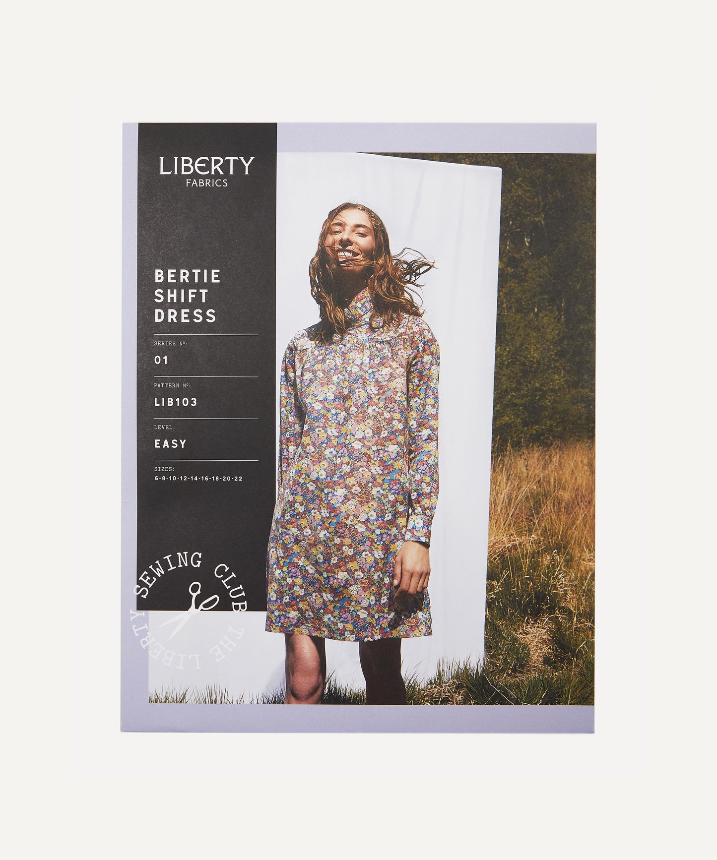 Liberty Fabrics Bertie Shift Dress Sewing Pattern