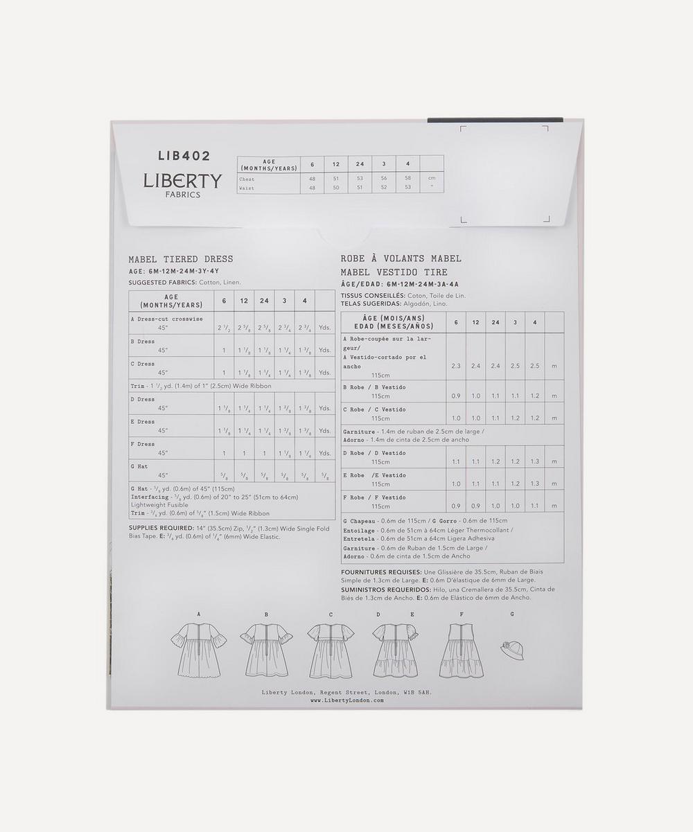 Liberty Fabrics Mabel Tiered Dress Sewing Pattern