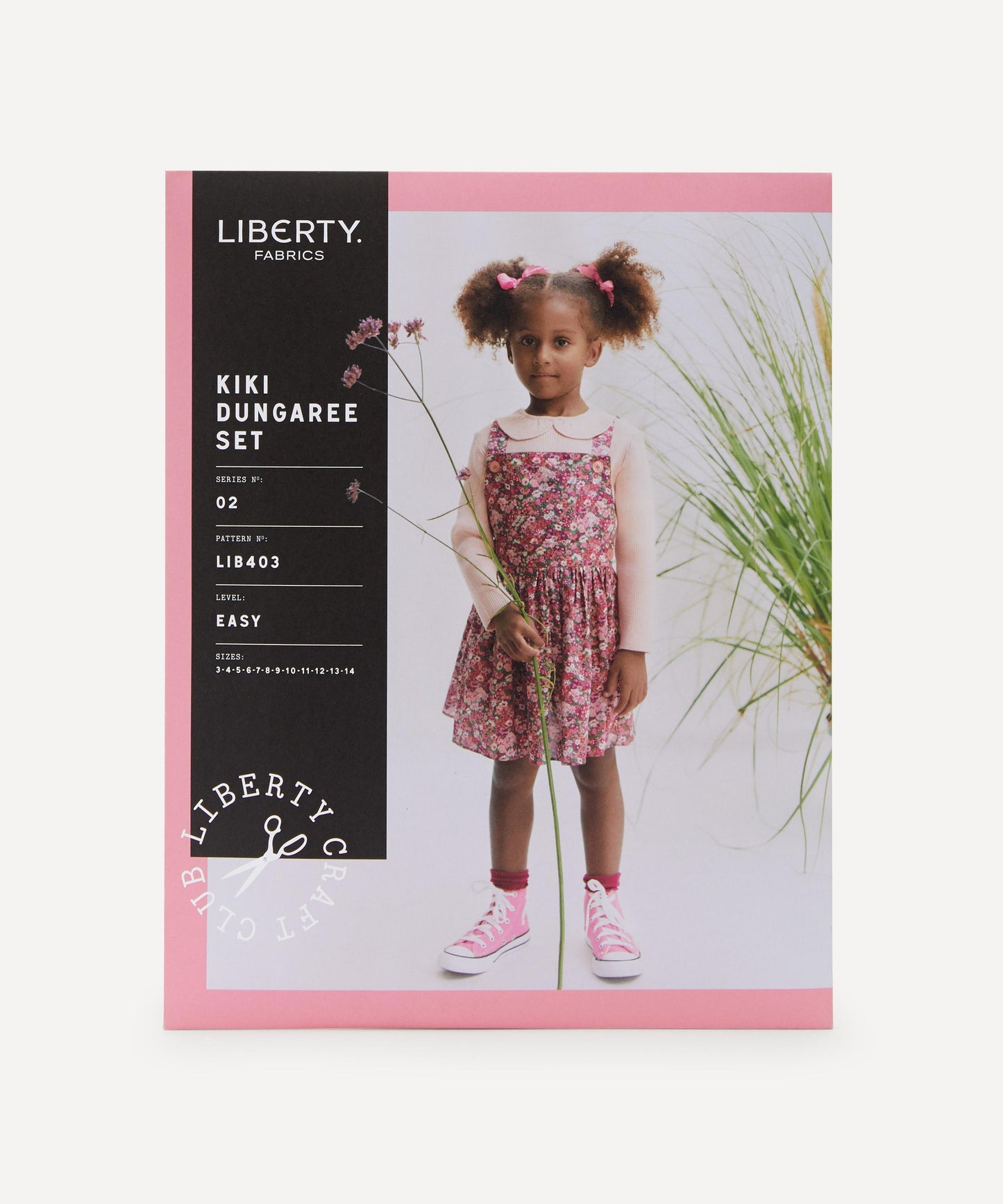 Liberty Fabrics Kiki Dungaree Set Ages 3-14 Sewing Pattern