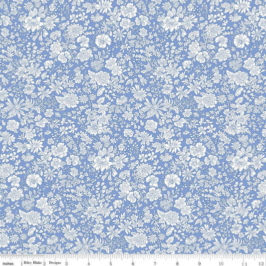 Marine Blue - Emily Belle - Liberty of London quilting cotton