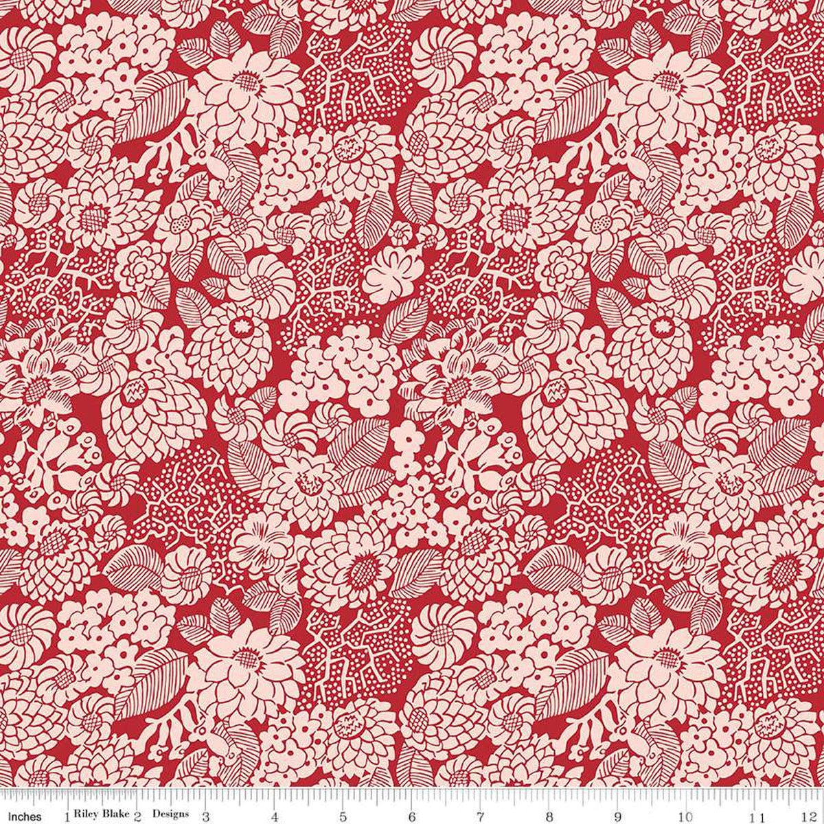 Liberty Arthur's Garden Collection 1 Dahlia Garden B