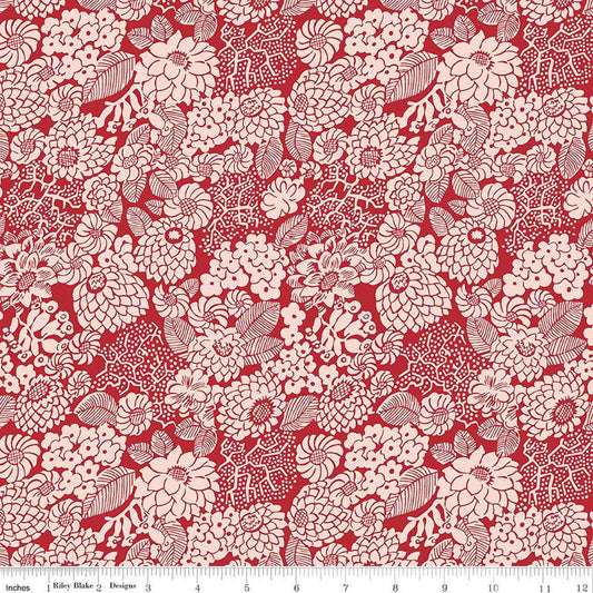 Liberty Arthur's Garden Collection 1 Dahlia Garden B