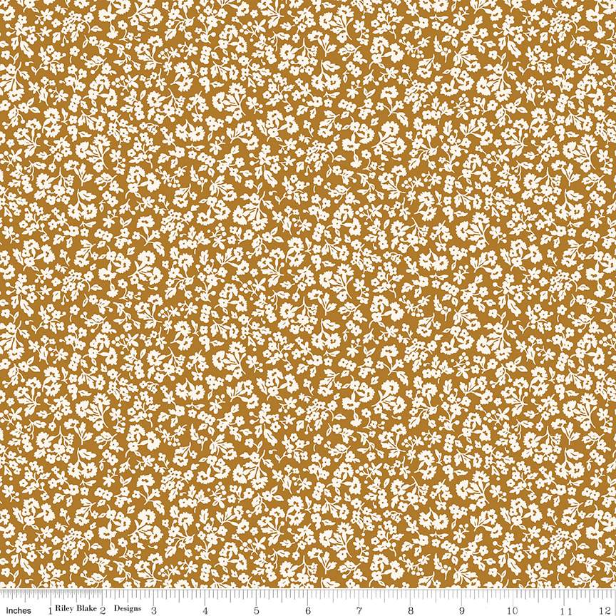 Liberty Denim Florals Dainty Meadow A