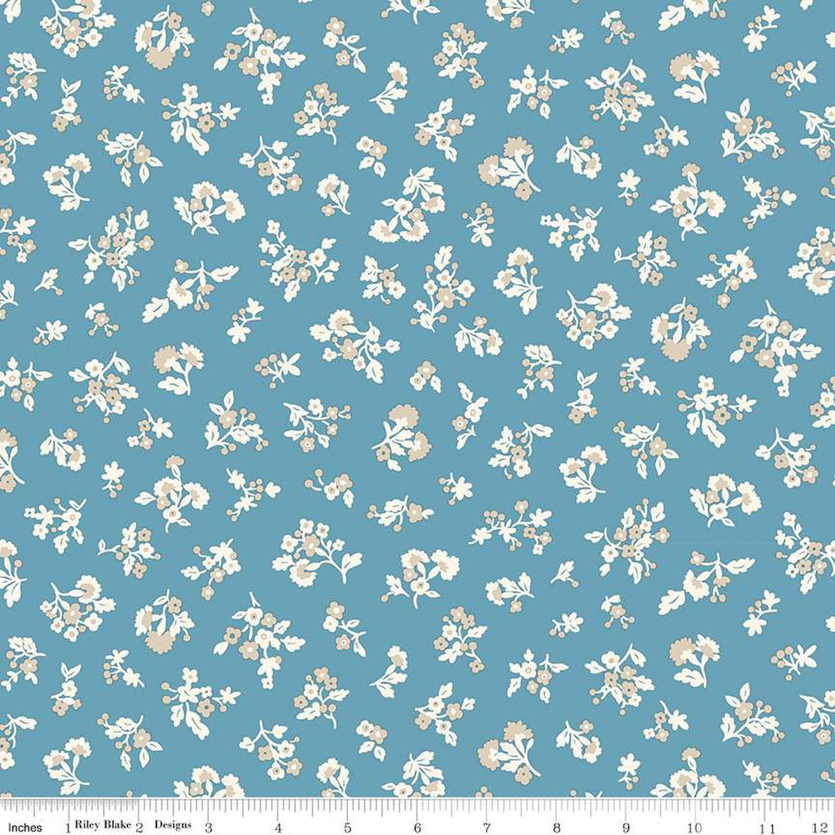 Liberty Denim Florals Tumbling Blooms B