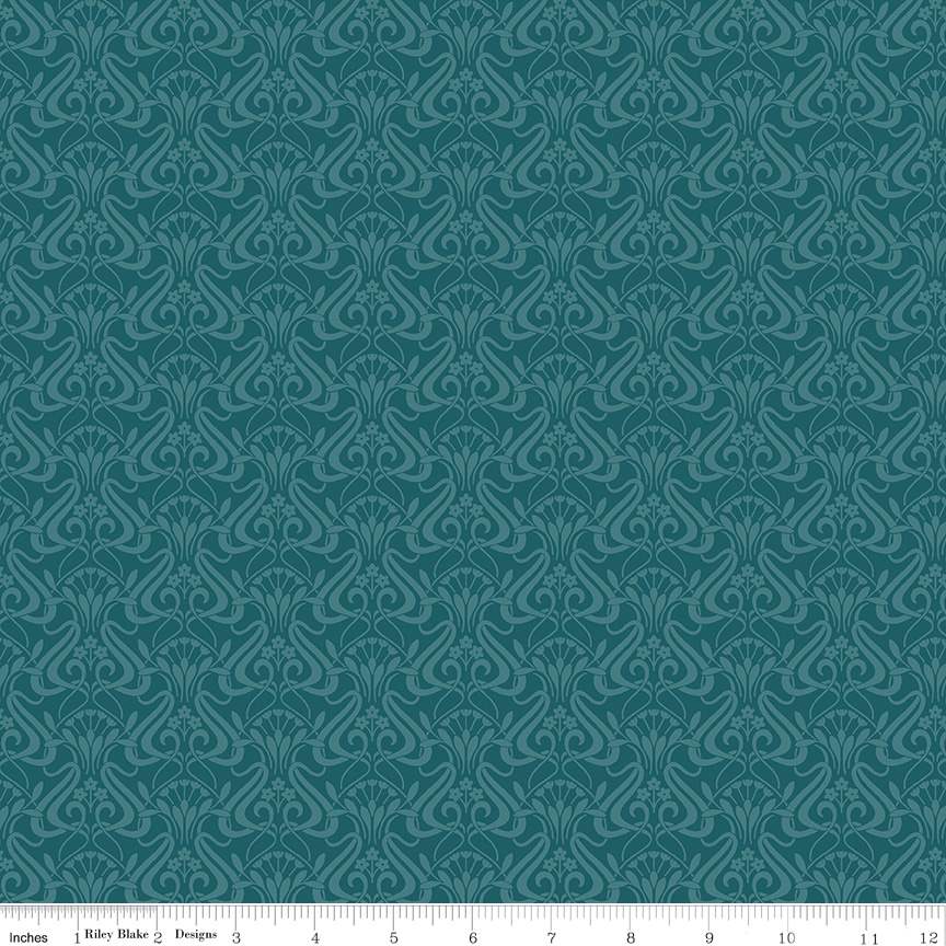 Liberty Nouveau Shadow Ocean Green