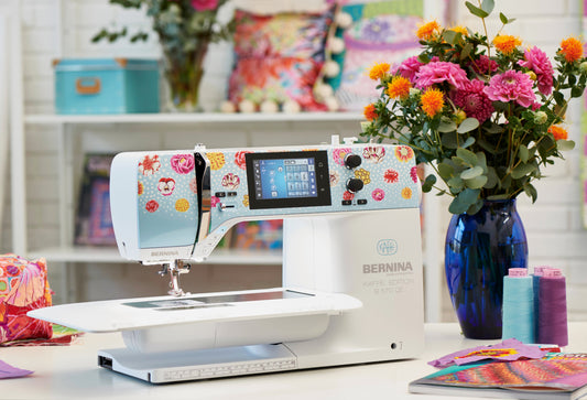 BERNINA 570 QE Kaffe Edition with Embroidery - Visit, call or email us for added discounts to our listed MSRP price!