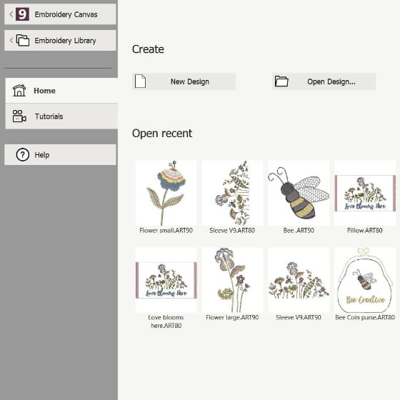 BERNINA Embroidery Software 9 Creator