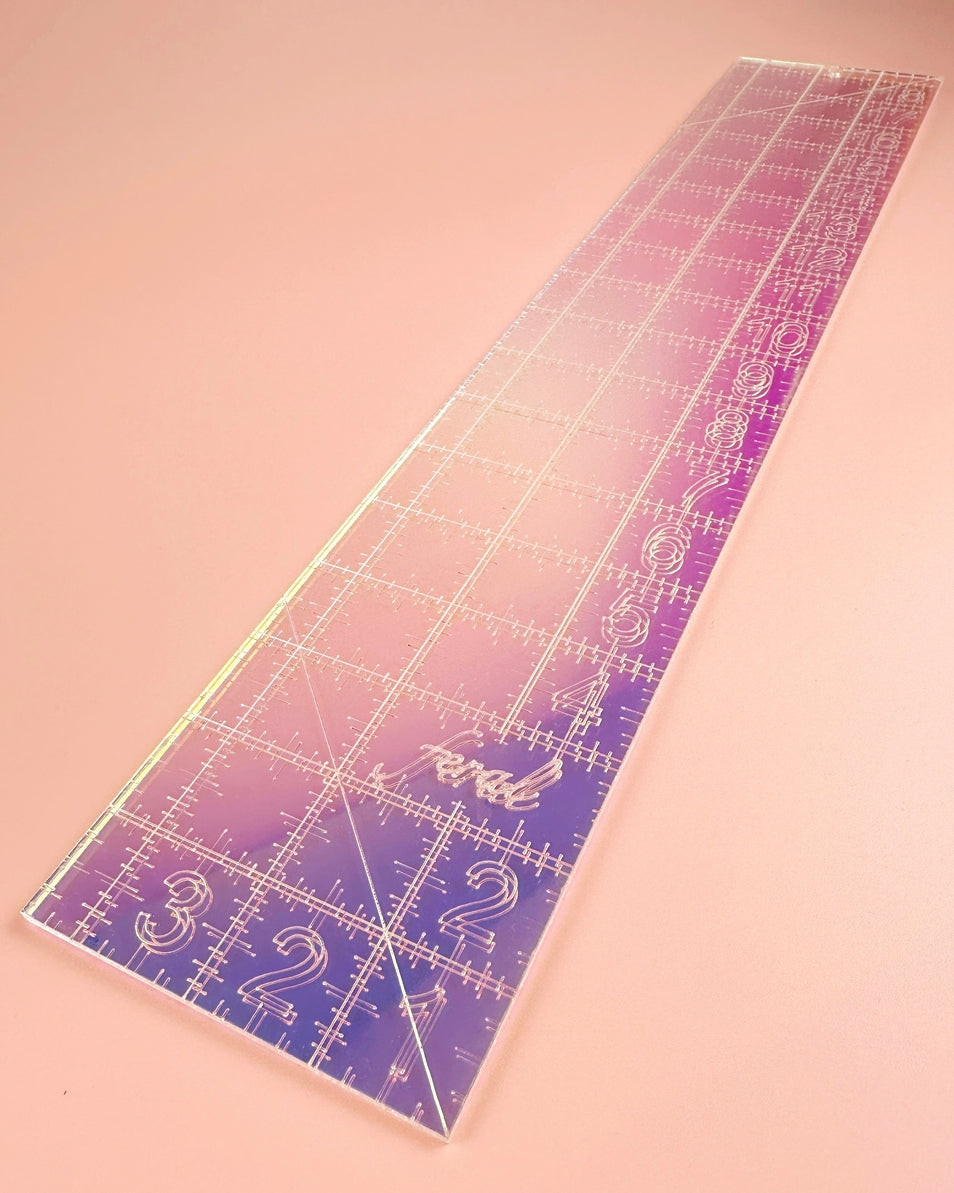 Fat Quarter Quilting Ruler 3.5" x 18.5"