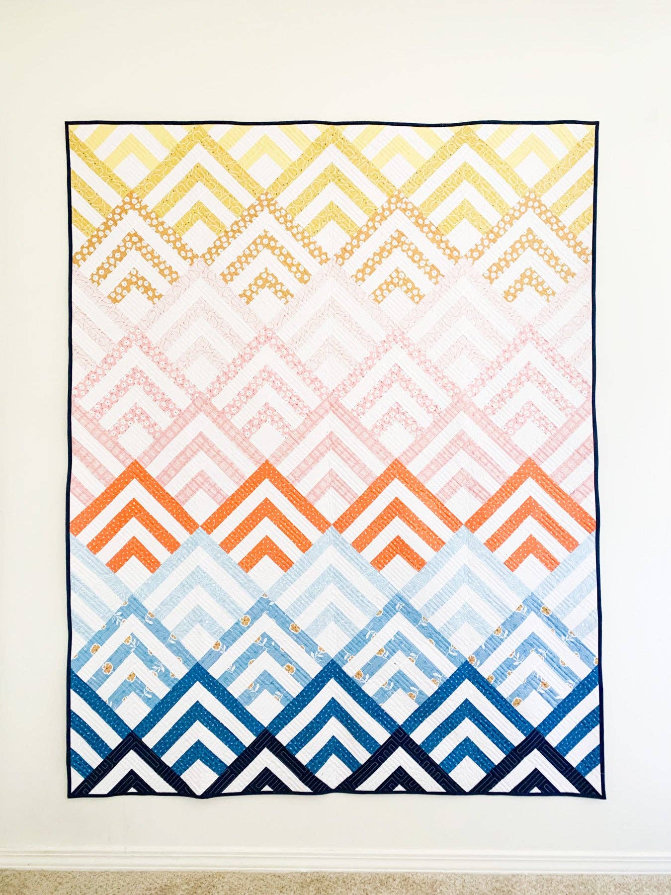 Cabin Peaks Quilt Pattern