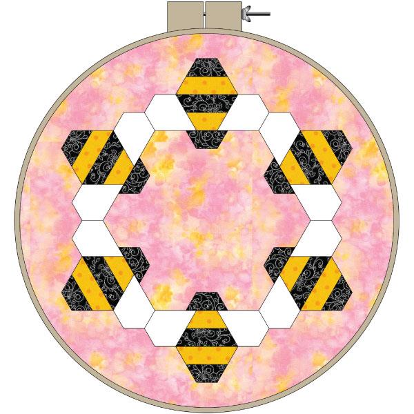 Buzzy Bees by Paper Pieces - Small Pack - 6 bees