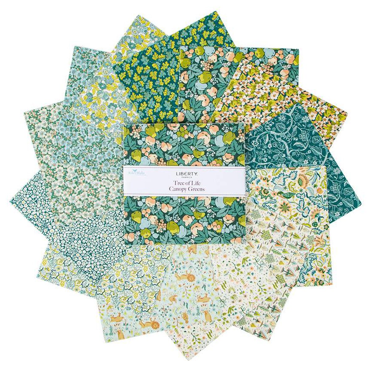 Liberty Tree of Life Canopy Greens 10 Inch Stacker, 42 Pcs.