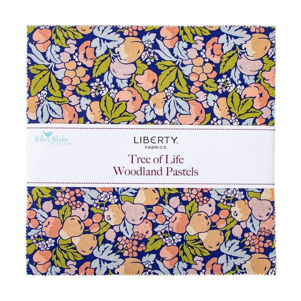 Liberty Tree of Life Woodland Pastels 10 Inch Stacker, 42 Pcs.