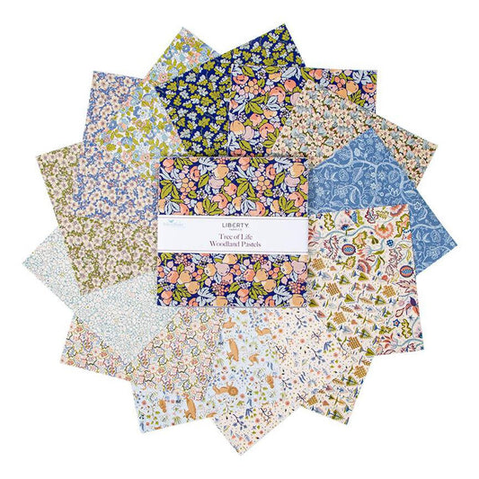 Liberty Tree of Life Woodland Pastels 10 Inch Stacker, 42 Pcs.