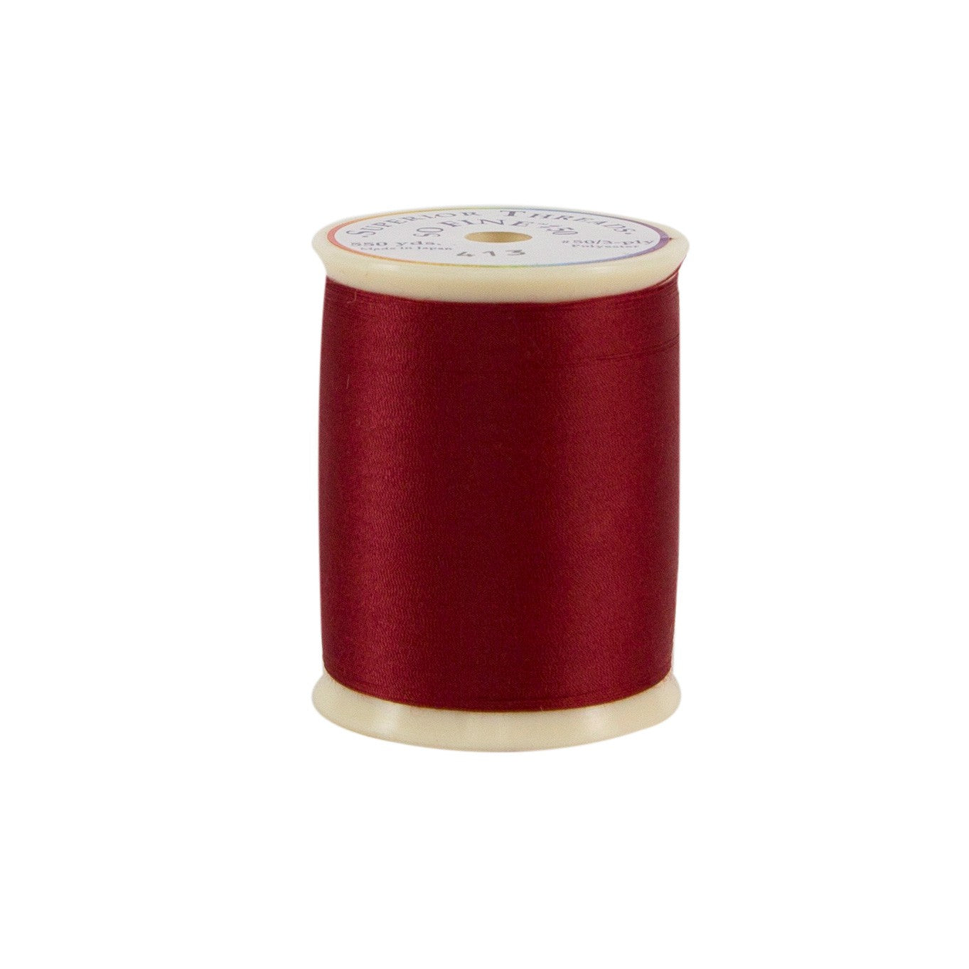 So Fine Polyester Thread 3-ply 50wt 550yds - Scarlet Red - 413