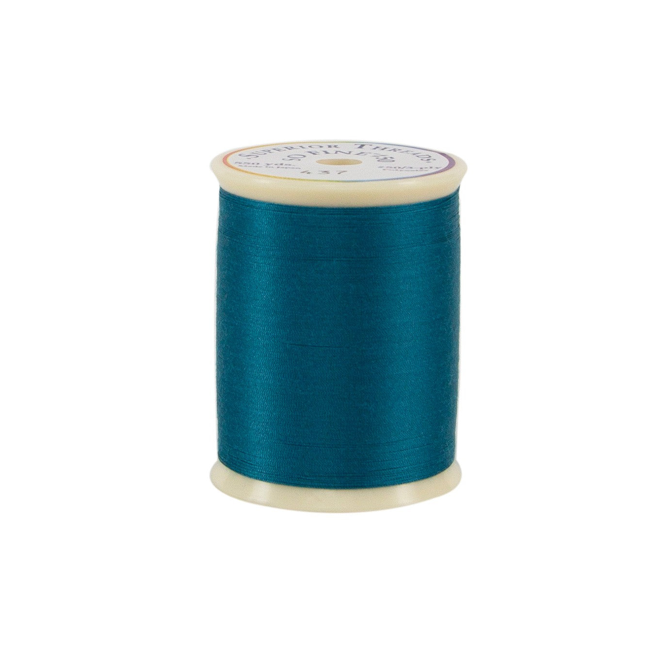 So Fine Polyester Thread 3-ply 50wt 550yds - Teal Blue - 437