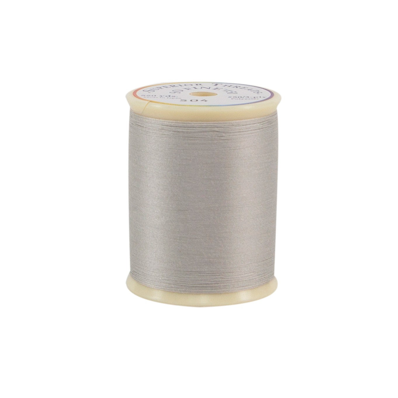 So Fine Polyester Thread 3-ply 50wt 550yds - Silver Screen - 504
