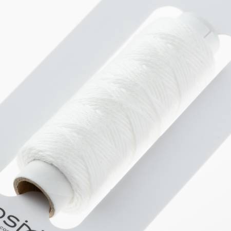 Cosmo Hidamari Sashiko Solid Thread 30 Meters Snow White - Col 003