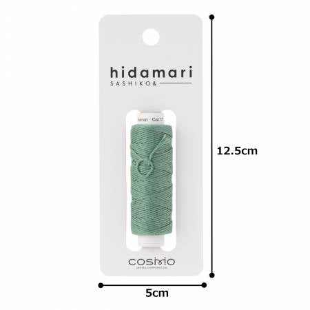 Cosmo Hidamari Sashiko Solid Thread 30 Meters Catnip - Col 017