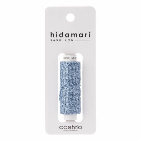 Cosmo Hidamari Sashiko Variegated Thread 30 Meters Denim Blue - Col 203