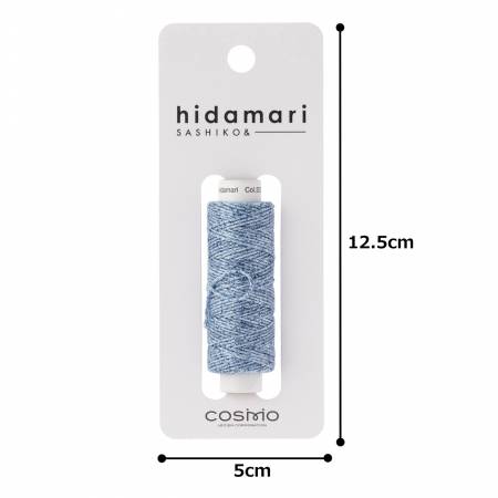 Cosmo Hidamari Sashiko Variegated Thread 30 Meters Denim Blue - Col 203