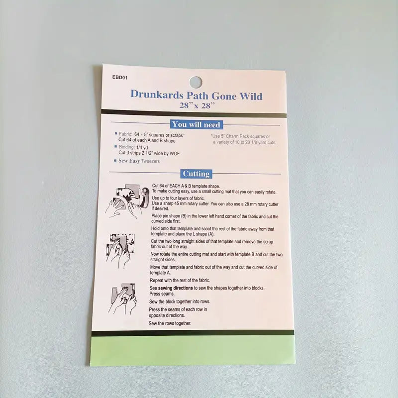 Drunkards Path Template