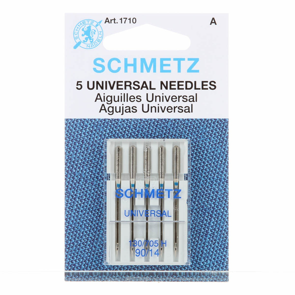 Schmetz Universal Machine Needle Size 14/90 (5 needles/card)
