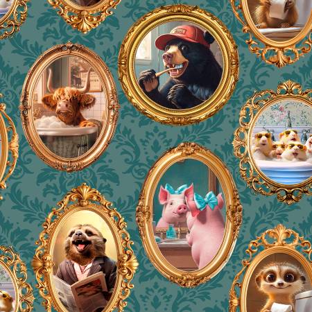 Please Seat Yourself - All Framed Up - Teal