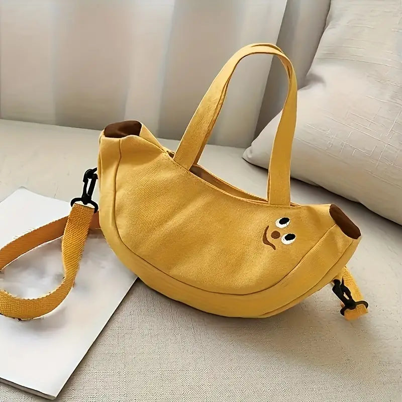 fun canvas banana purse