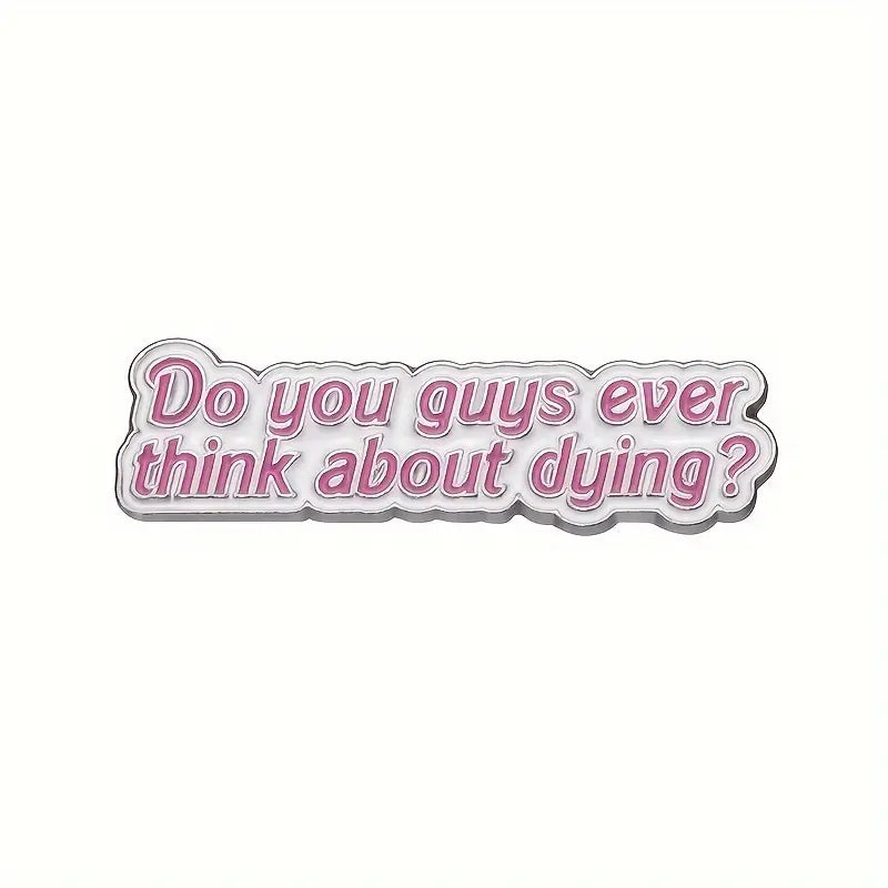 Barbie's Question enamel pin