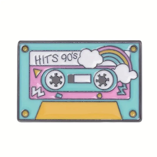 90's hits Cassette tape Enamel Pin