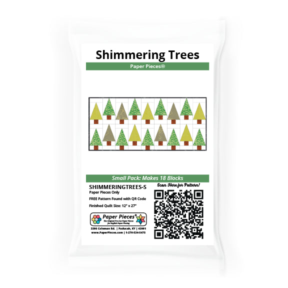 Shimmering Trees by Paper Pieces
