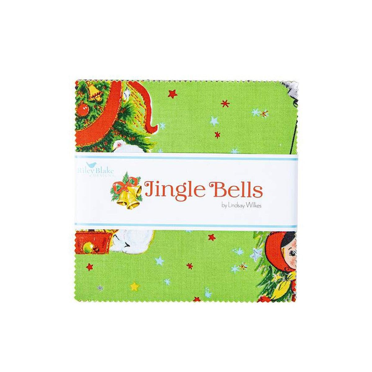 Jingle Bells 5 Inch Stacker, 42 Pcs.