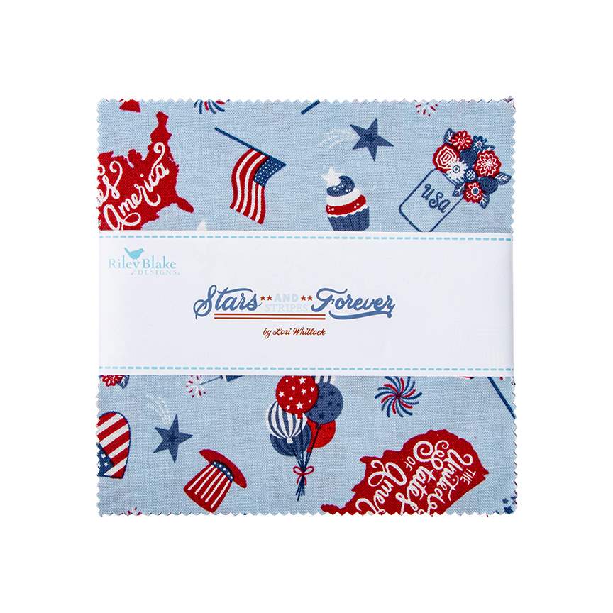 Stars and Stripes Forever 5 Inch Stacker, 42 Pcs.