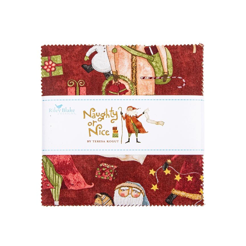 Naughty or Nice 5 Inch Stacker, 42 Pcs.
