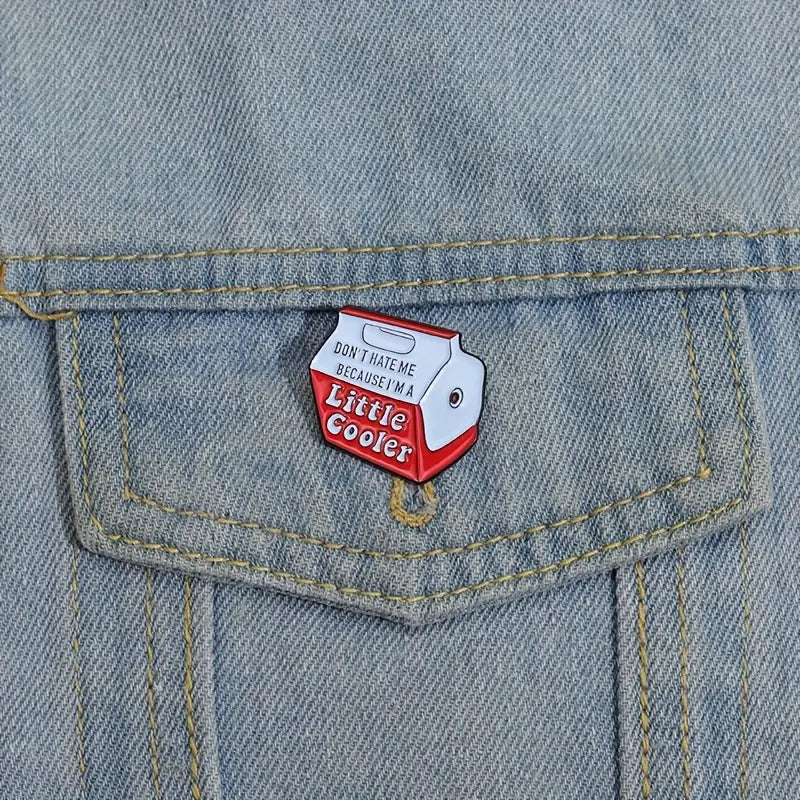 I'm a Little Cooler enamel pin