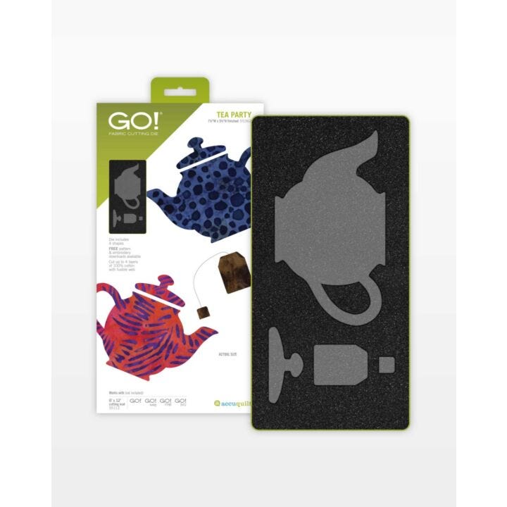AccuQuilt GO! Tea Party Die