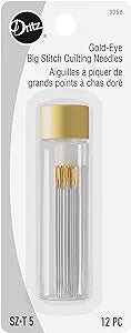 Dritz - Gold-Eye Big Stitch Quilting Needles