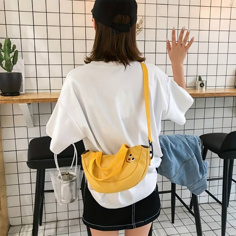 fun canvas banana purse