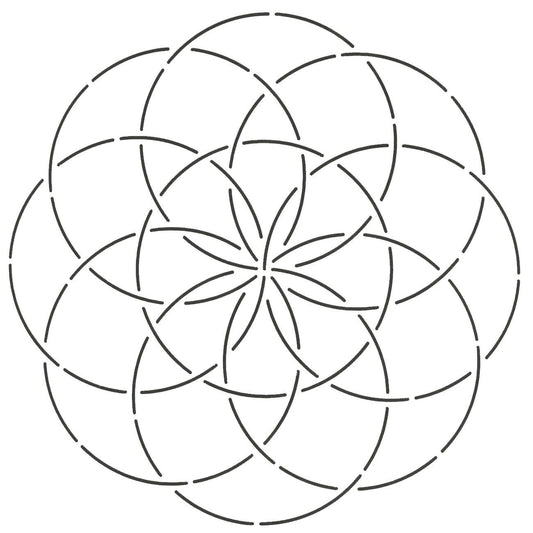 Quilt Stencil Circle Of Circles