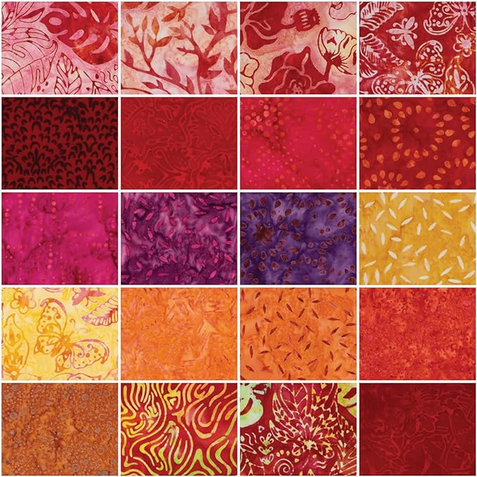 Batiks Jubilee 5 Inch Stacker, 42 Pcs.