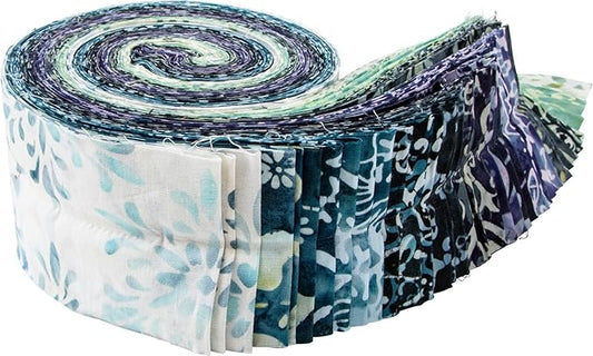 Batiks Victorian Garden 2.5 Inch Jelly Roll A, 40 Pcs.