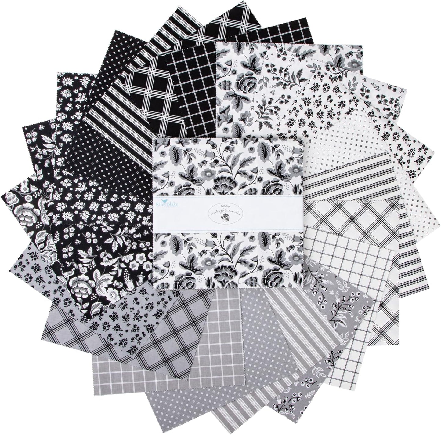Midnight Meadow 10 Inch Stacker, 42 Pcs.