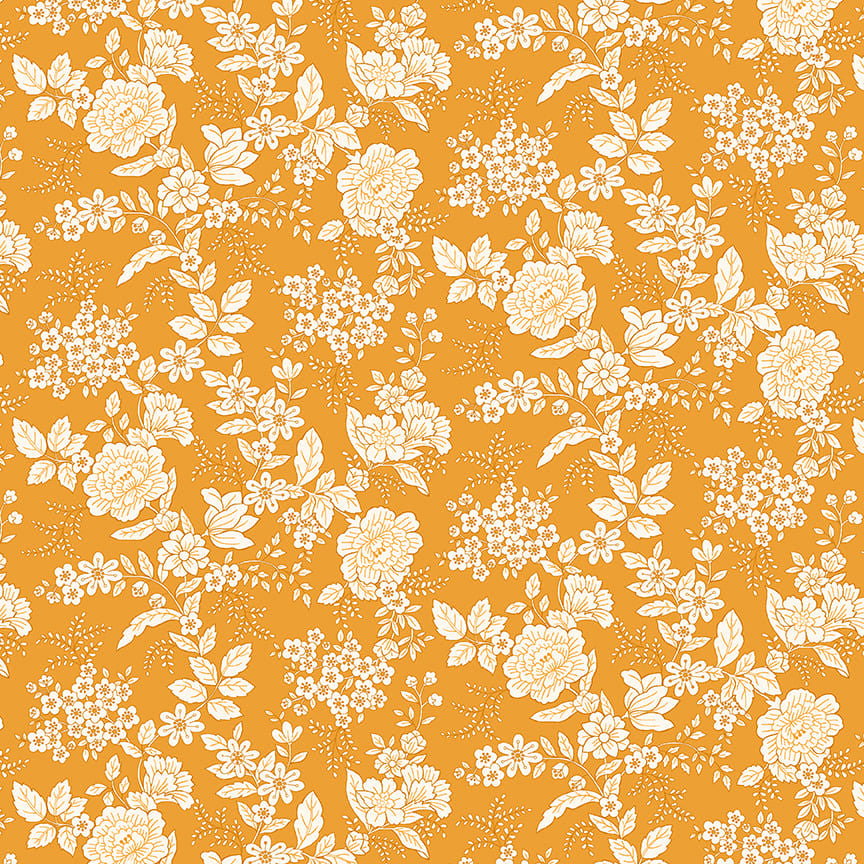 Tranquility - Floral, Orange