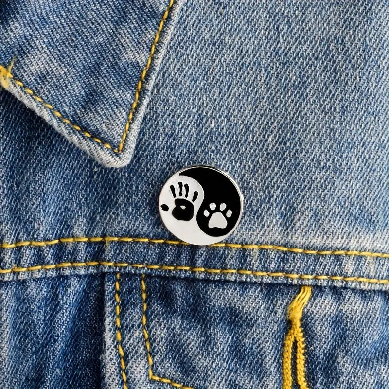 Friends Furever enamel pin