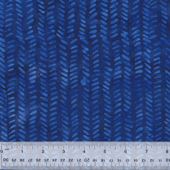 Indigo Batiks Vol. 2 - Stripes - Royal