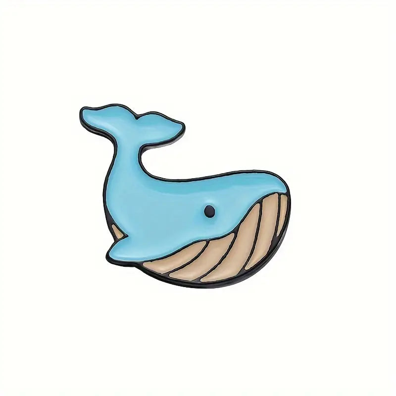 'Whale' Enamel Pin