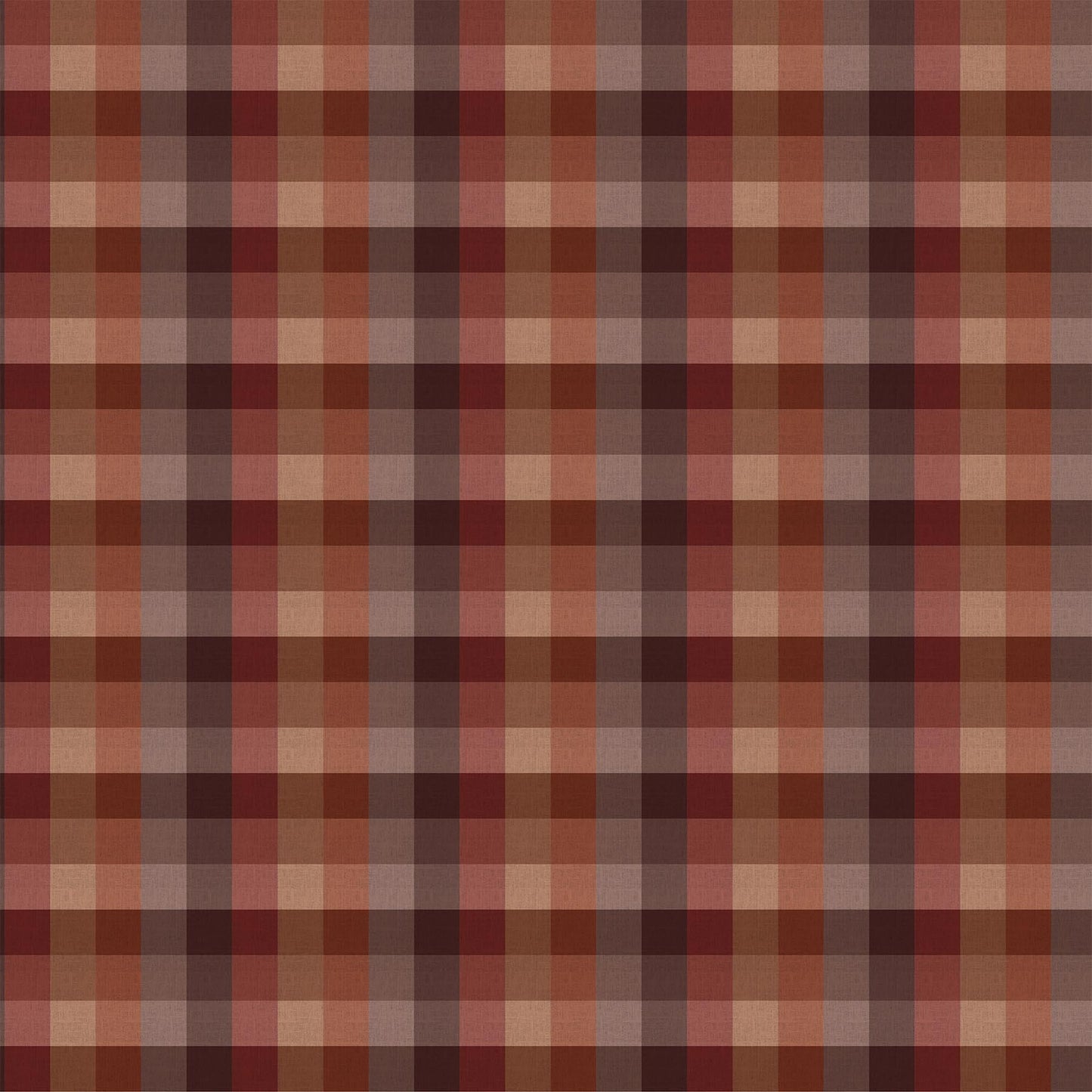 Mountain Calling By FIGO - Block Plaid Brown