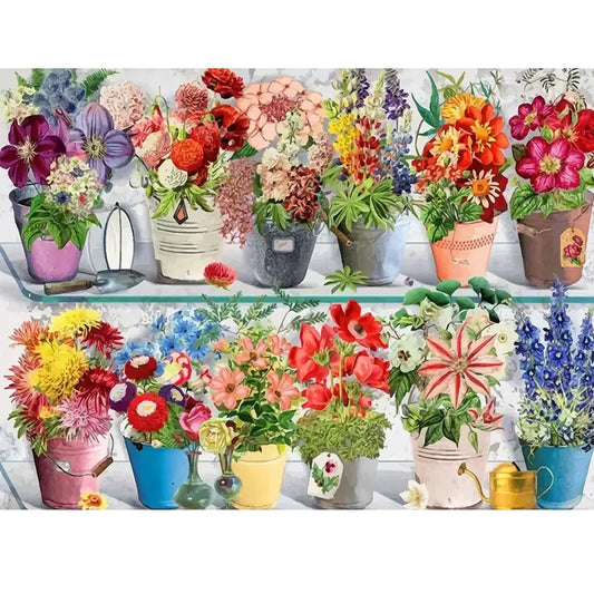 Colorful Flowers Paint by Numbers Kit