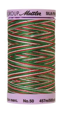 Silk Finish Cotton Multi 50wt 500yds Seasons Greetings - 9085-9825