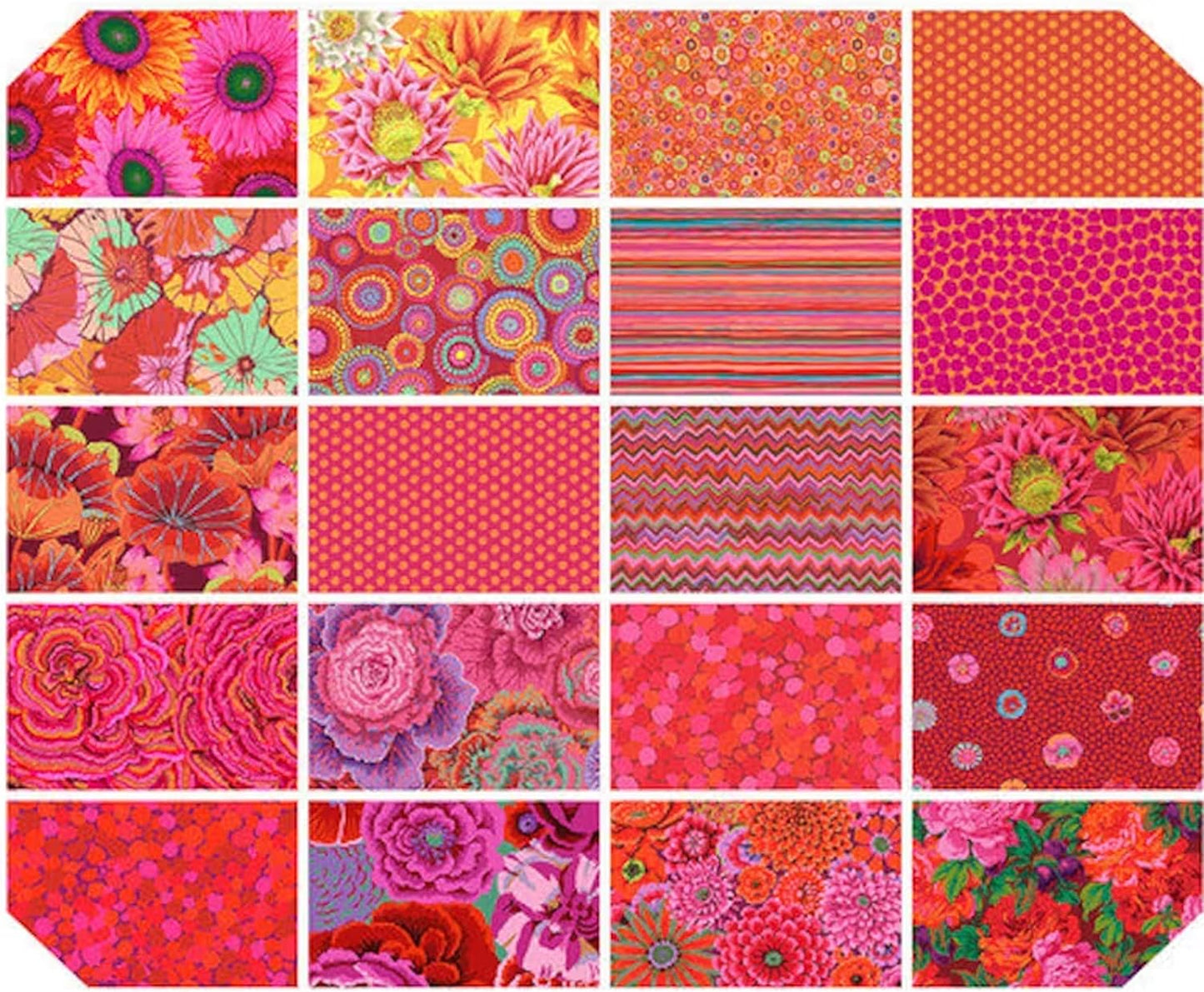 Kaffe Fassett Collective Classics Plus Vineyard Design Roll 40 2.5-inch Strips